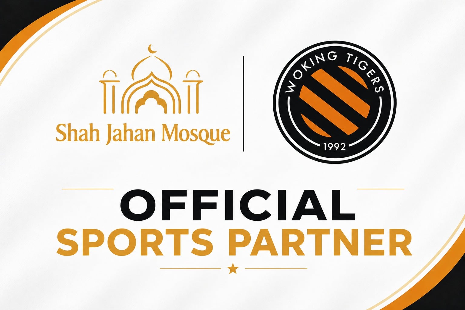 Shah Jahan Mosque Announces Official Partnership with Woking Tigers